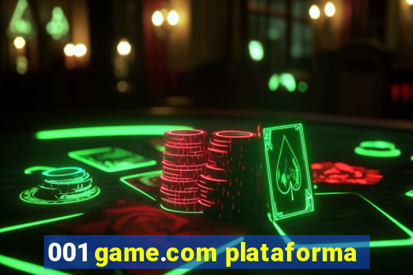 001 game.com plataforma